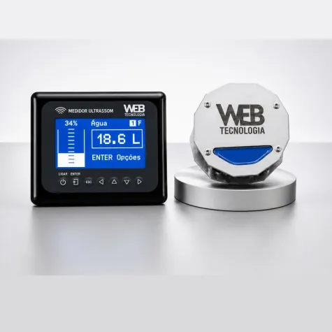 Kit Medidor Ultrassom: display e sensor